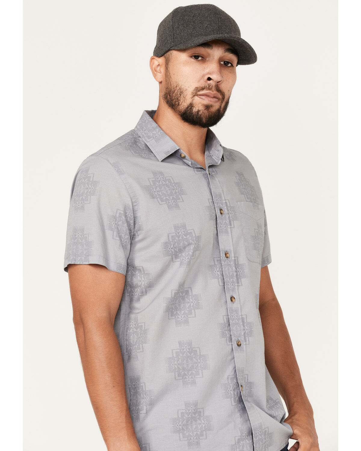 Pendleton Men's Shoreline Print Short Sleeve Western Shirt