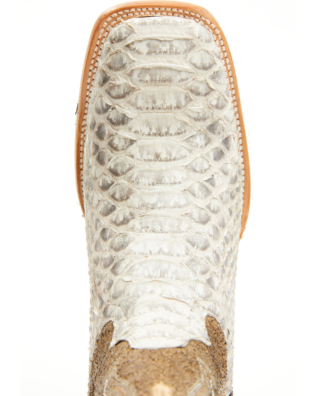 Tanner Mark Men's Exotic Python Western Boots - Broad Square Toe