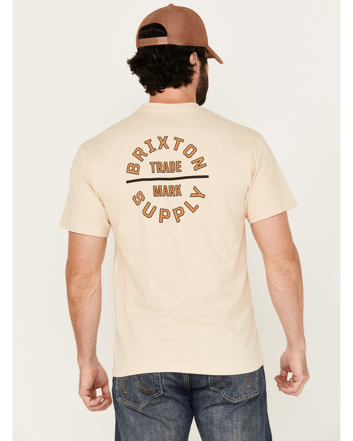 Brixton Men's Oath Logo Short Sleeve Graphic T-Shirt