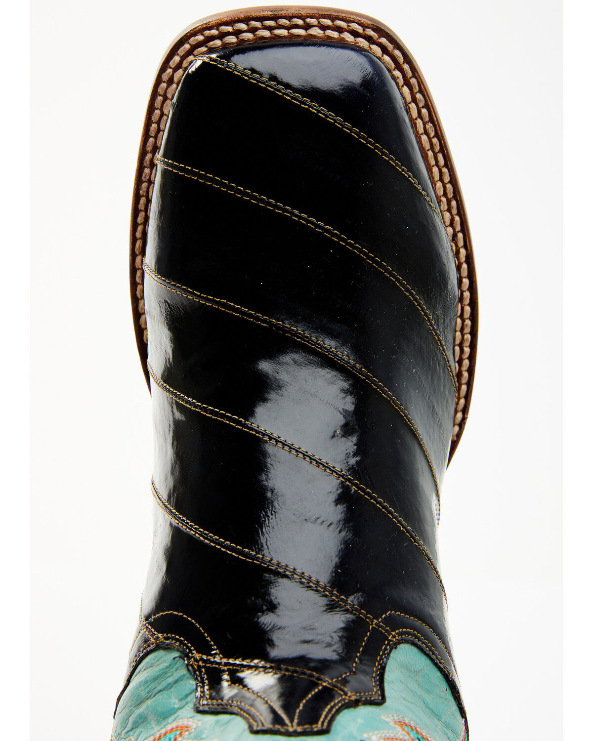 Dan Post Men's Eel Exotic Western Boots - Broad Square Toe