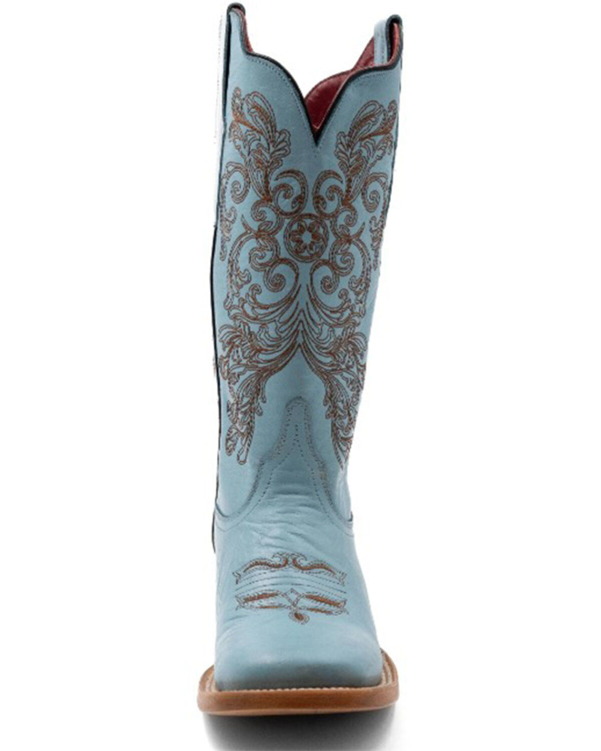 Ferrini Women's Ella Cross Western Boots - Broad Square Toe