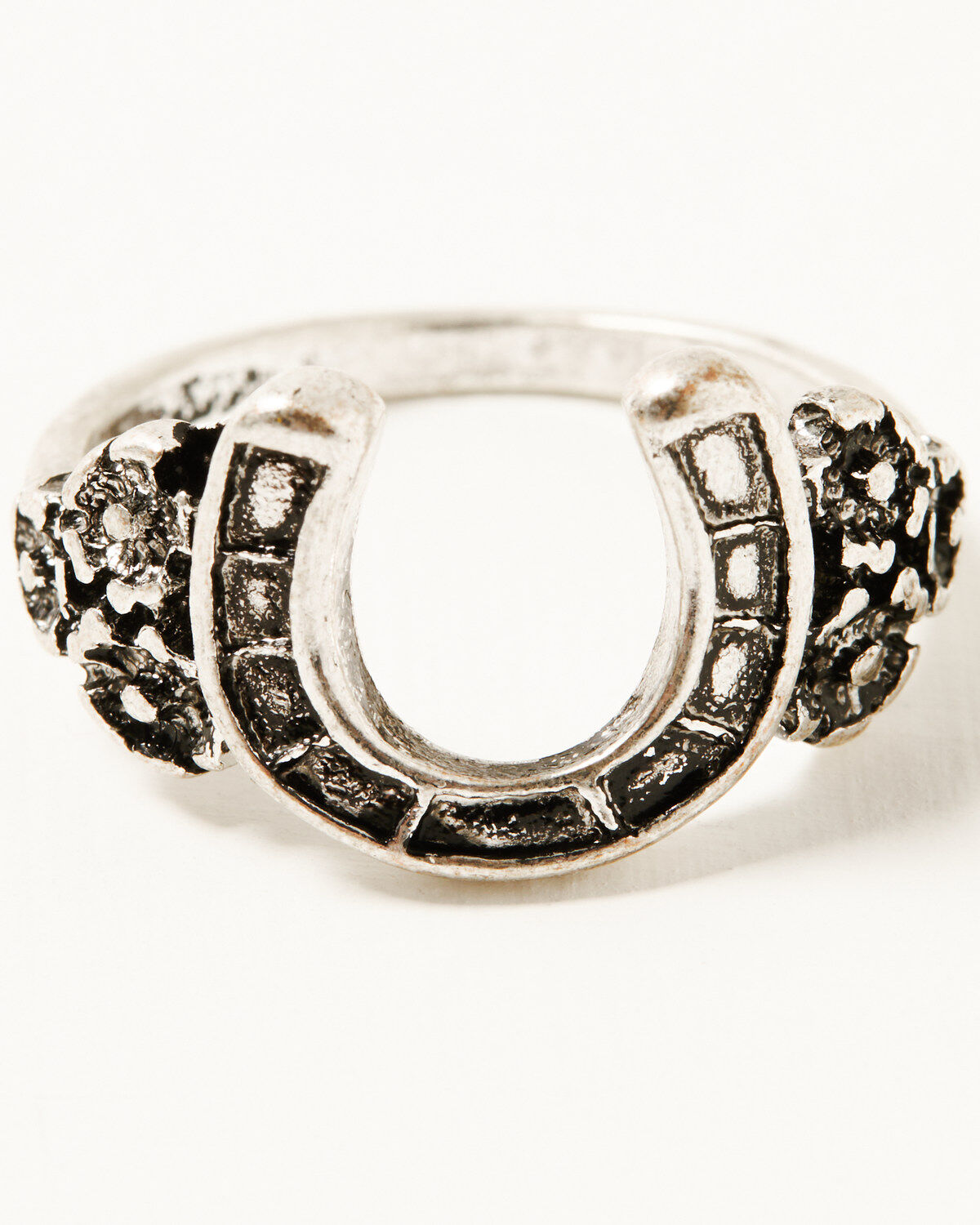 Shyanne Women's Horseshoe Feather Ring Set