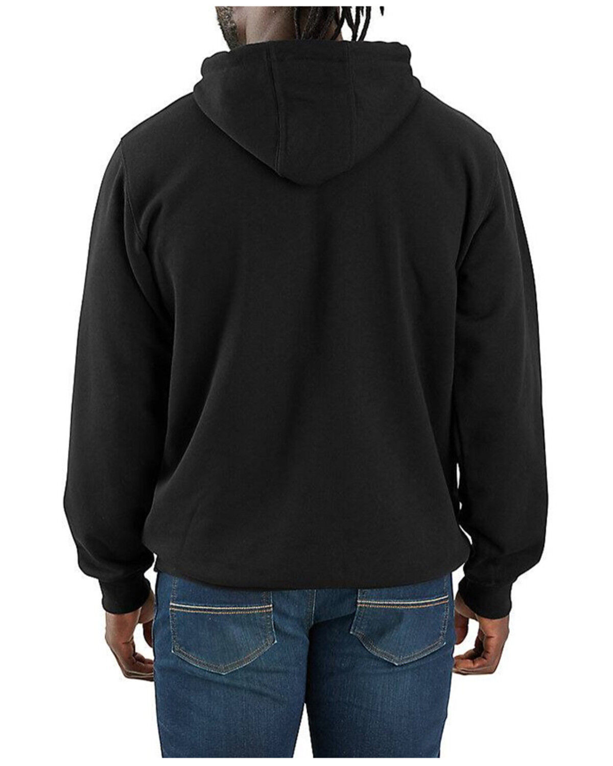 Carhartt Men's Loose Fit Midweight Camo Print Logo Graphic Hooded Sweatshirt