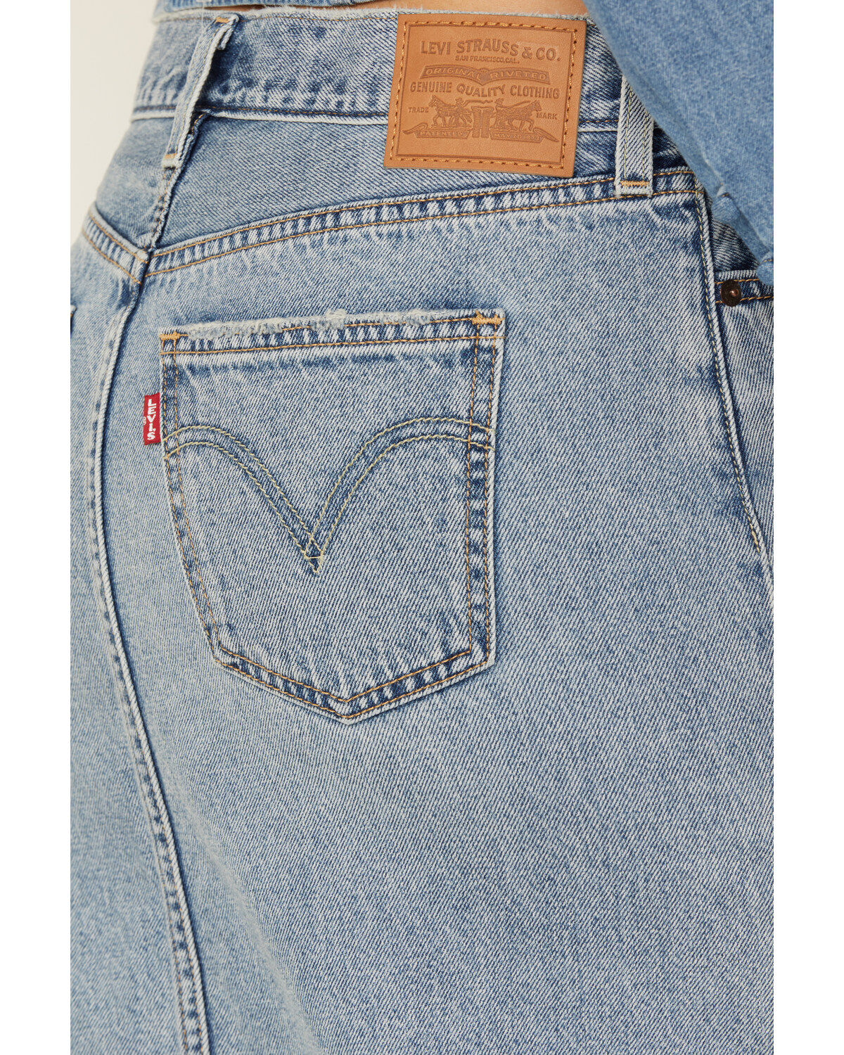 Levi's Premium Women's Ankle Column Denim Skirt