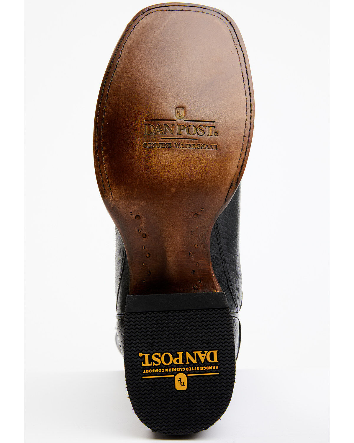 Dan Post Men's Exotic Water Snake Western Boots - Broad Square Toe