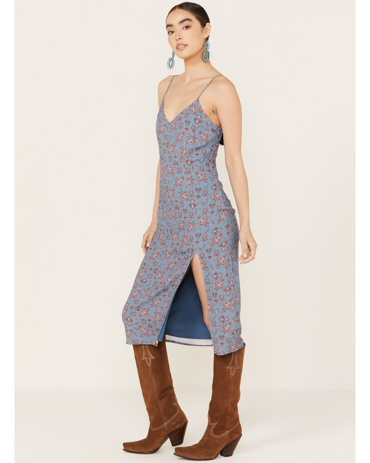 Beyond The Radar Women's Paisley Print Mini Dress