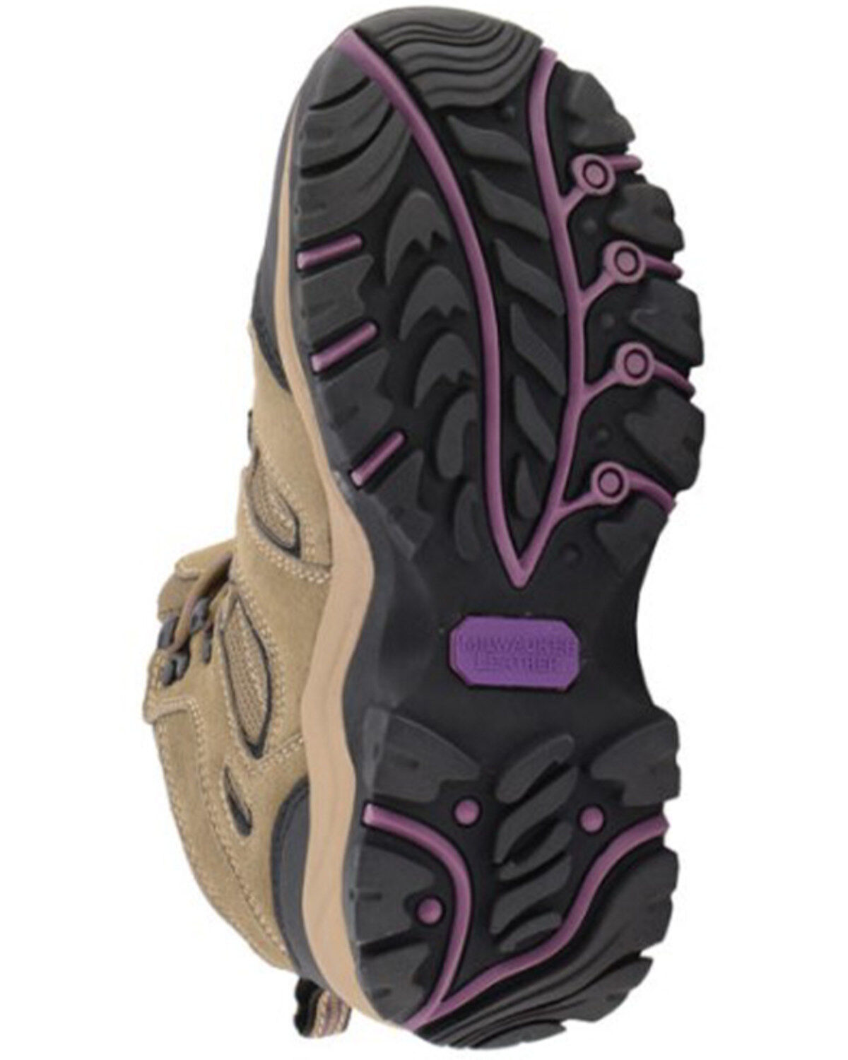 Milwaukee Leather Women's Waterproof Hiking Boots - Round Toe