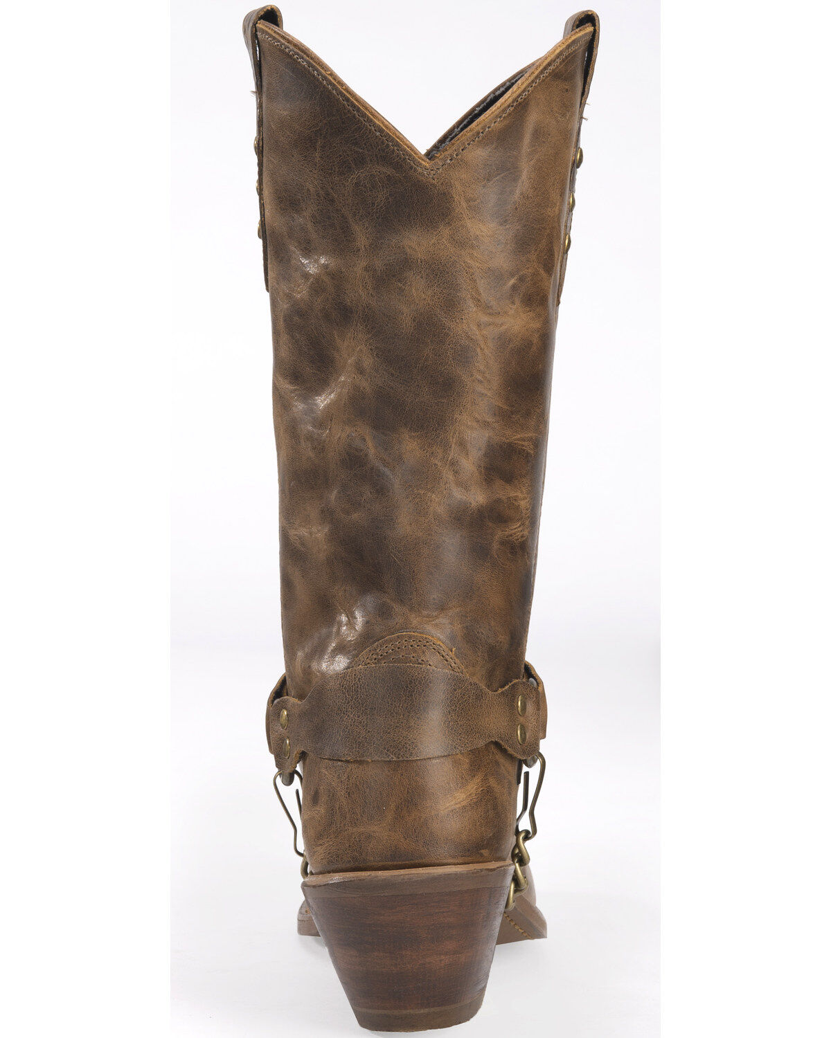 Abilene Women's Distressed Harness Western Boots - Round Toe