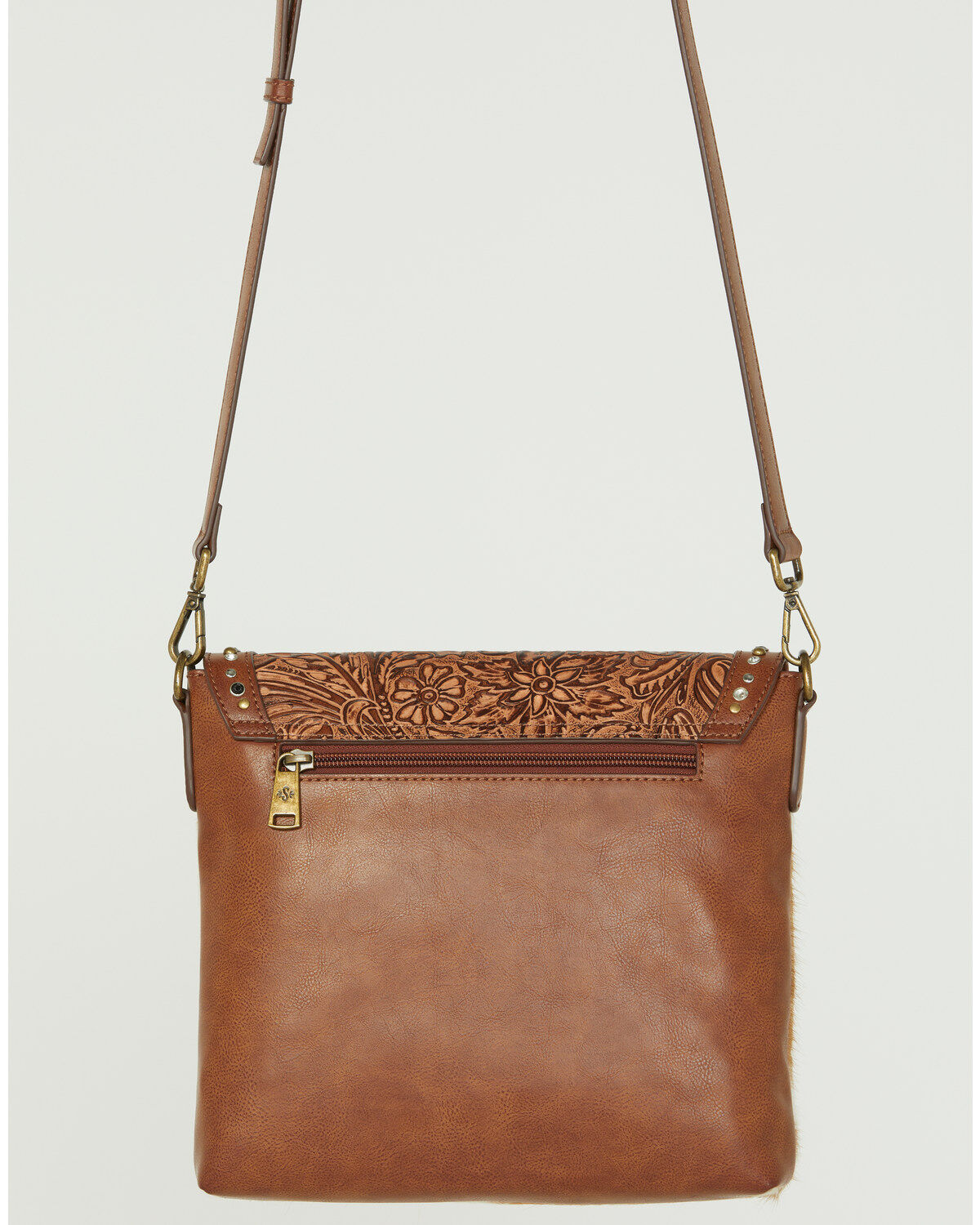 Shyanne Women's Studded Tooled Crossbody Bag