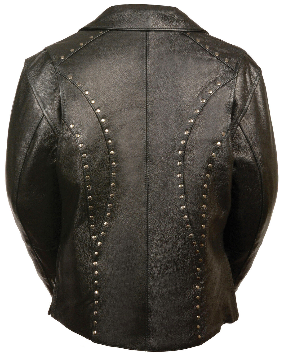 Milwaukee Leather Women's Classic Studded Motorcycle Leather Jacket