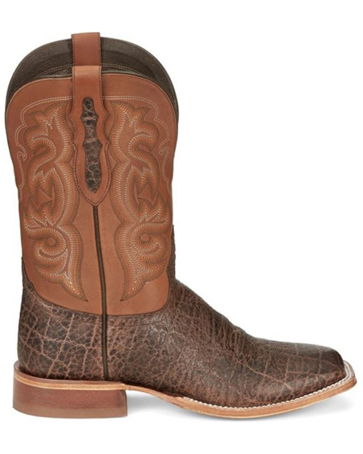 Tony Lama Men's Rowel Safari Cowhide Leather Western Boots - Square Toe