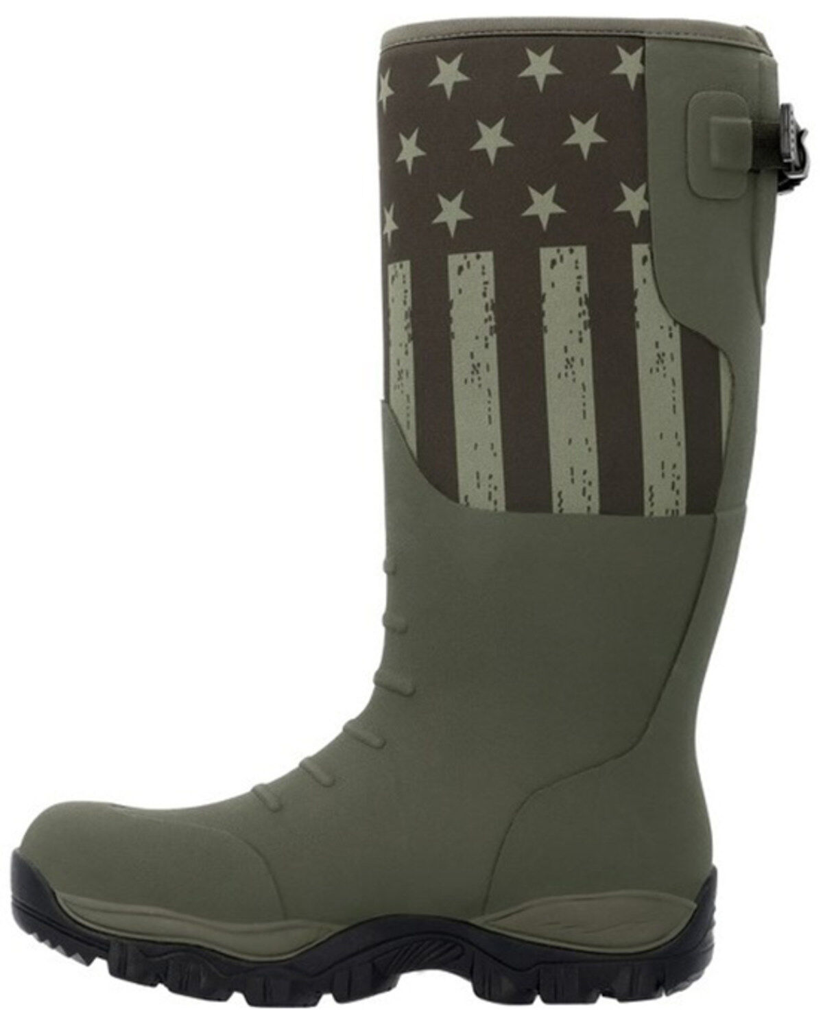 Georgia Boot Men's GBR Patriotic Rubber Pull On Work Boots - Soft Toe