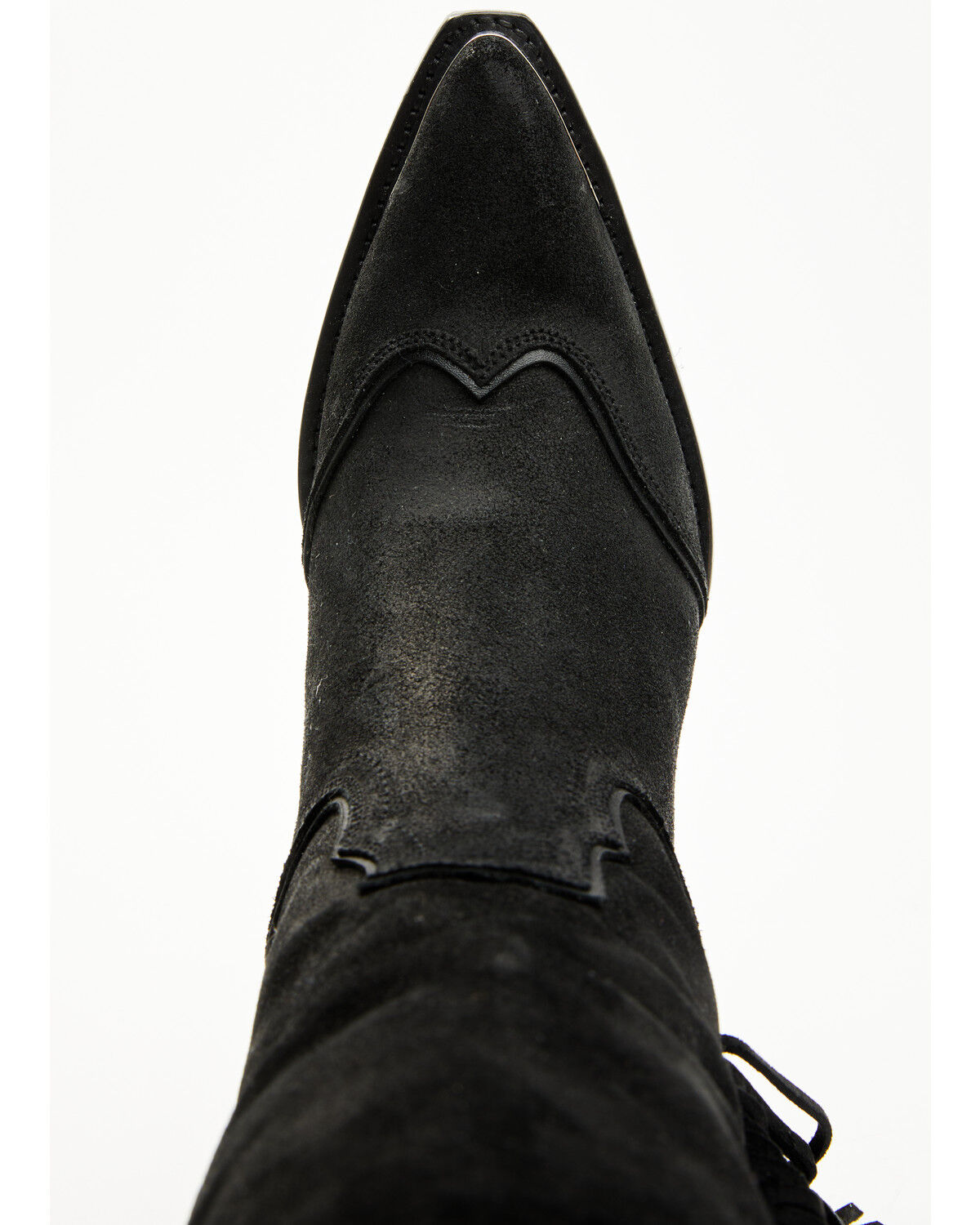 Wonderwest Women's Gloria Embellished Fringe Tall Western Boots - Snip Toe