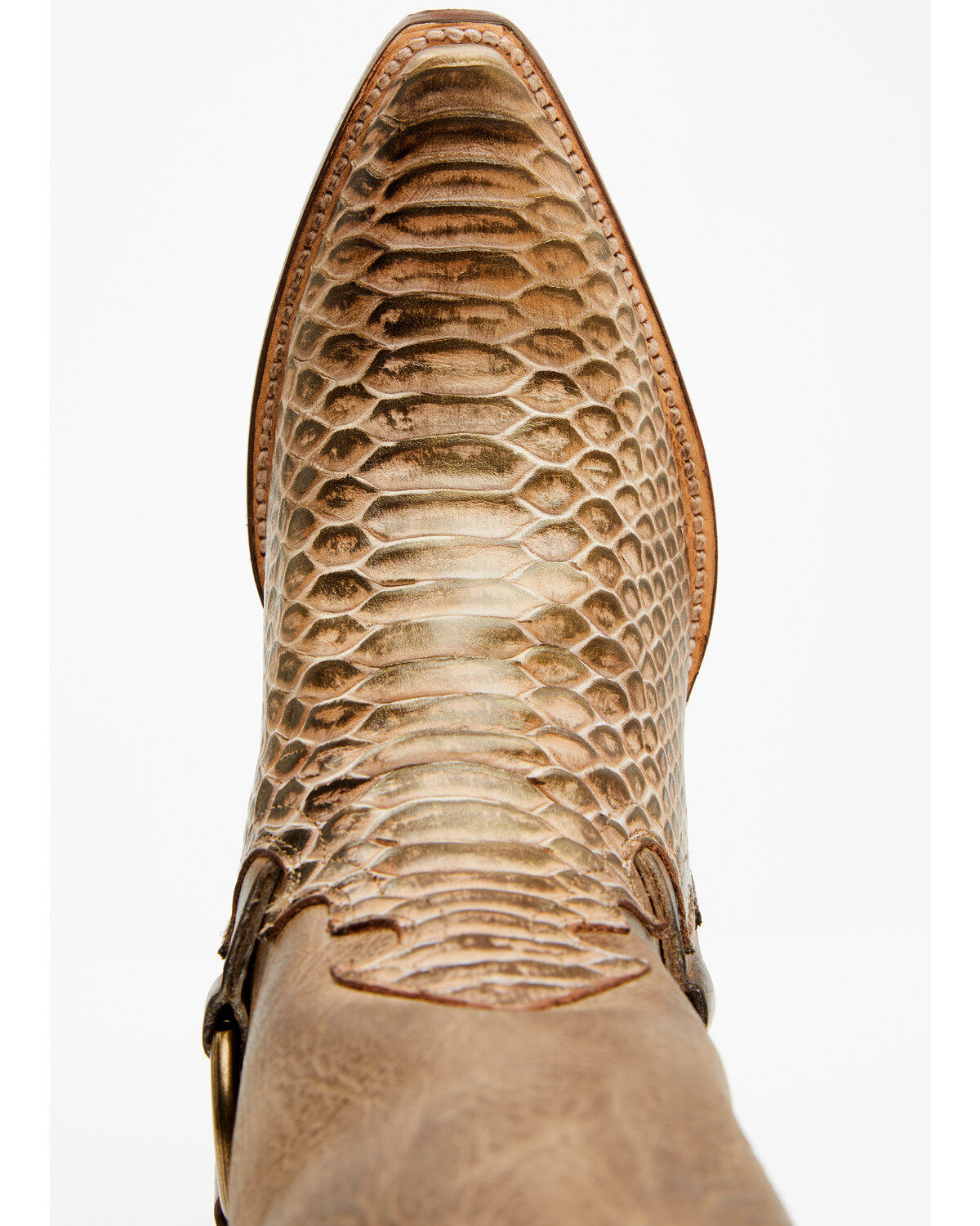 Dan Post Women's Faux Python Tall Western Boots - Snip Toe