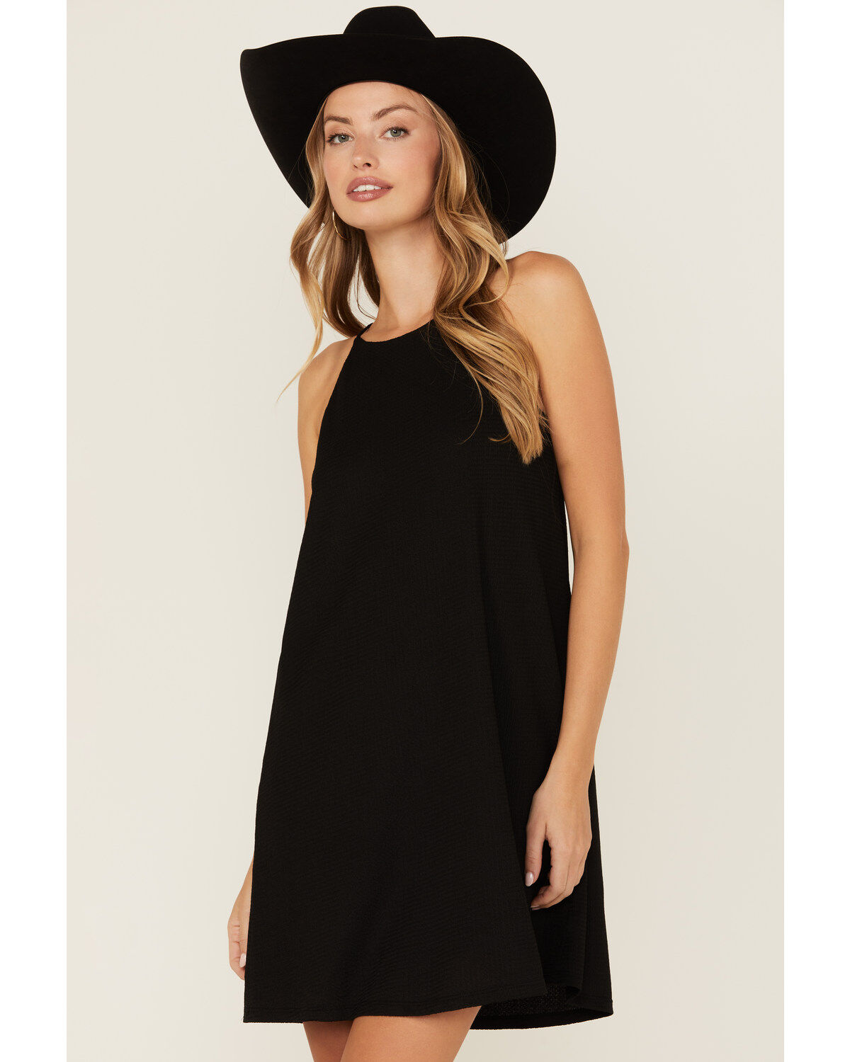 Wild Moss Women's Goddness Solid Mini Dress