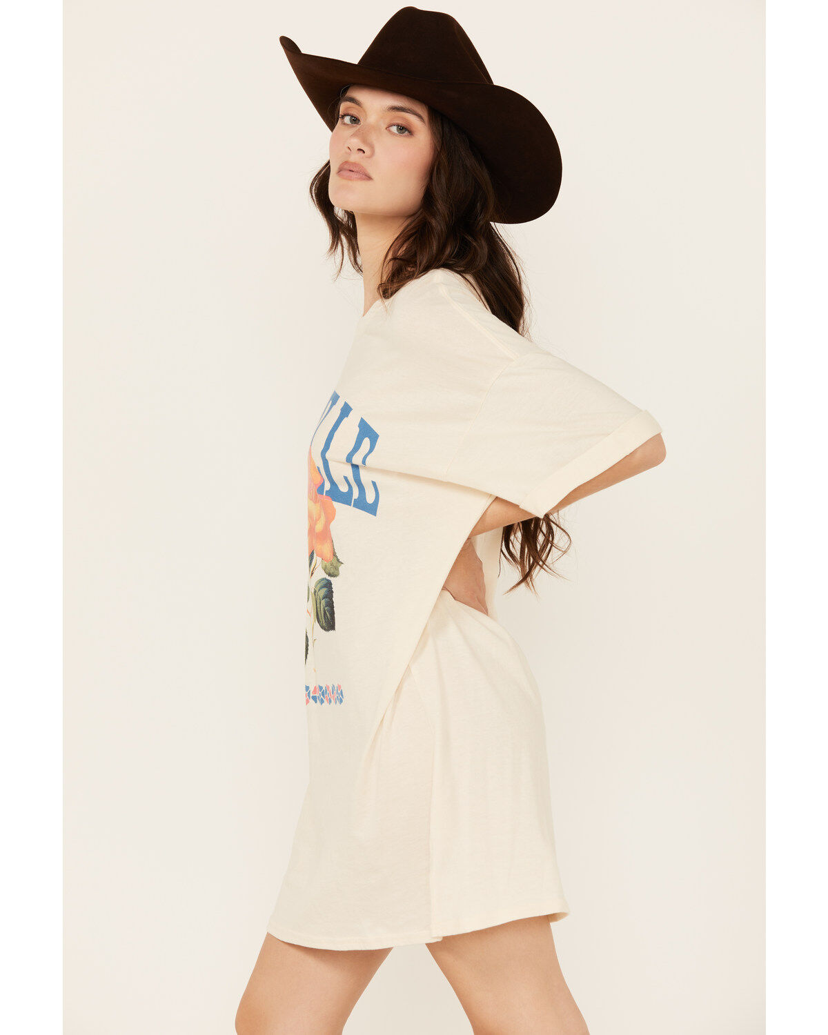 Girl Dangerous Women's Nashville Rose T-Shirt Mini Dress