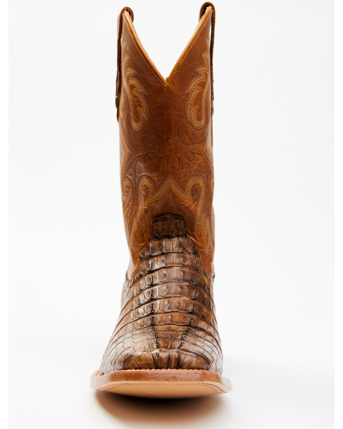 Cody James Men's Exotic Caiman Tail Skin Western Boots - Broad Square Toe