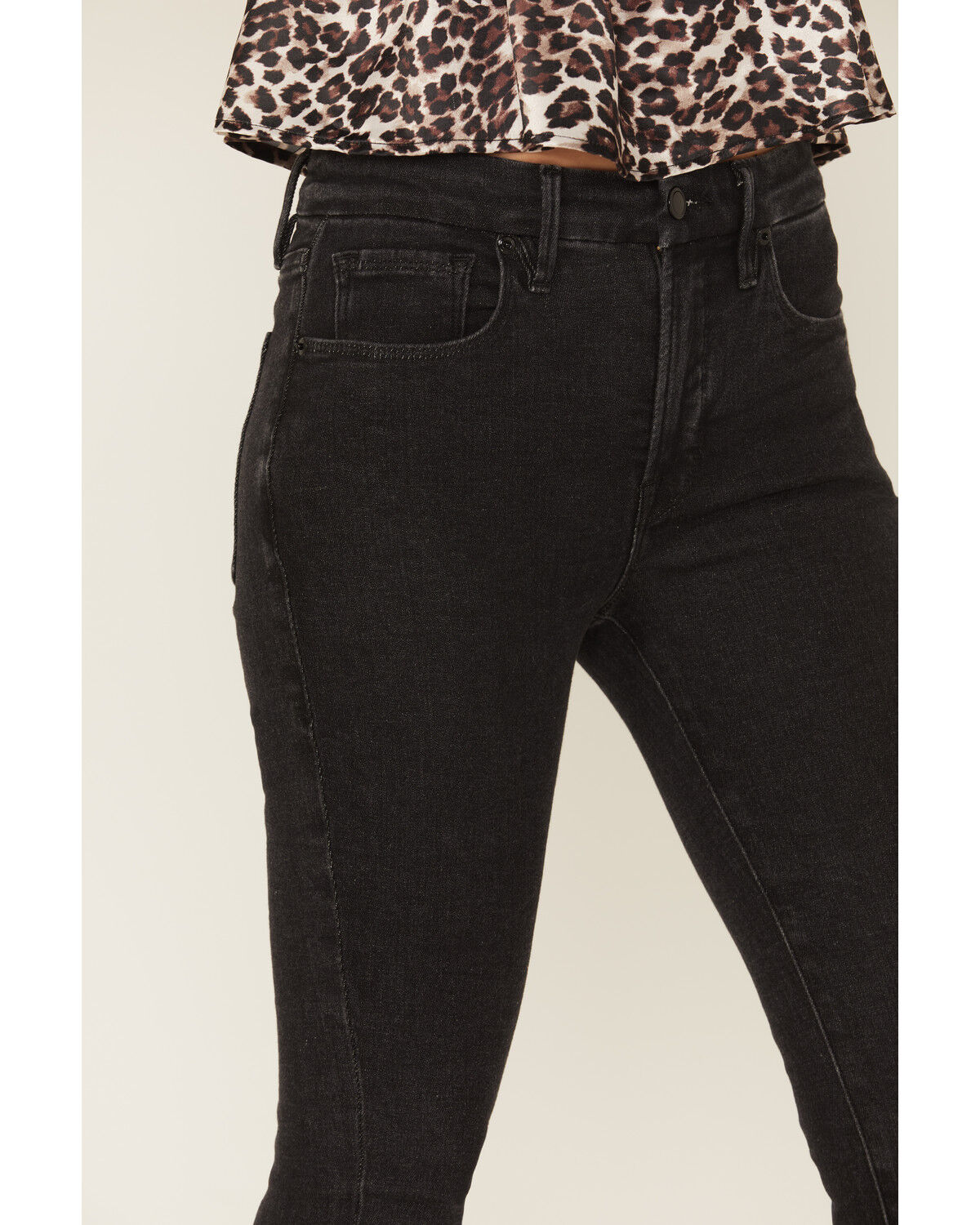 Good American Women's Good Legs High Rise Skinny Stretch Denim Jeans