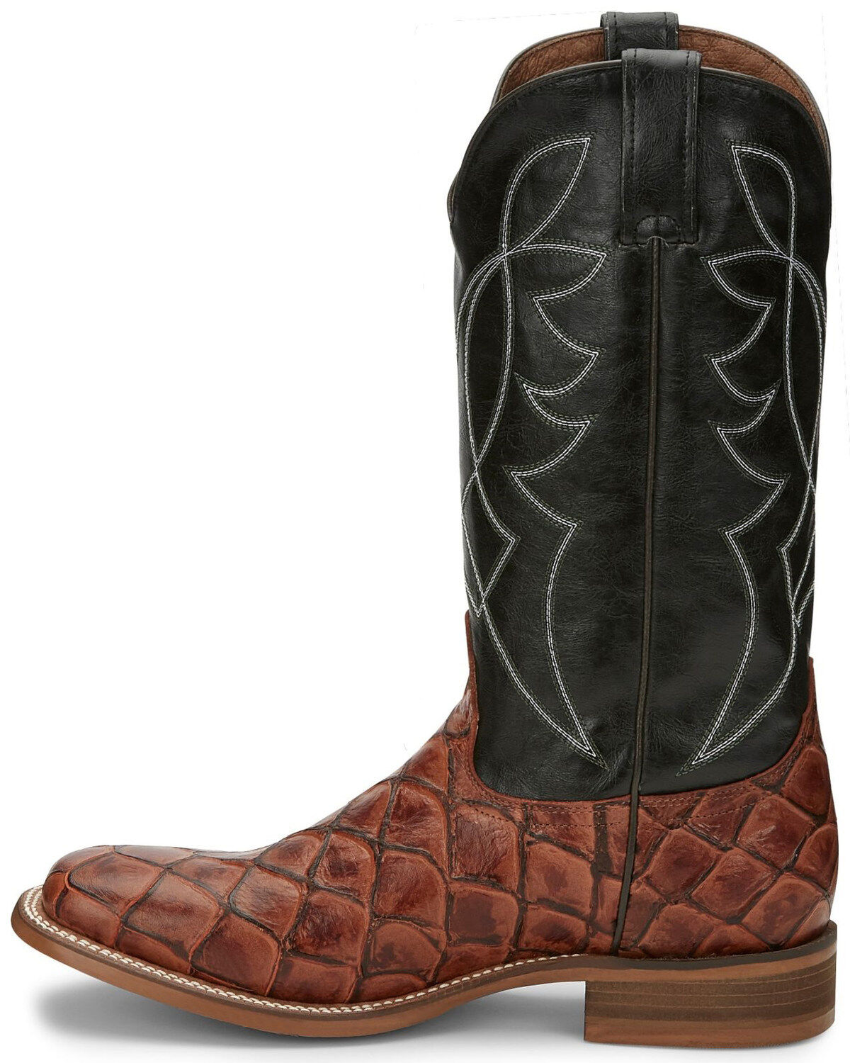 Nocona Men's Go Round Cognac Western Boots - Square Toe