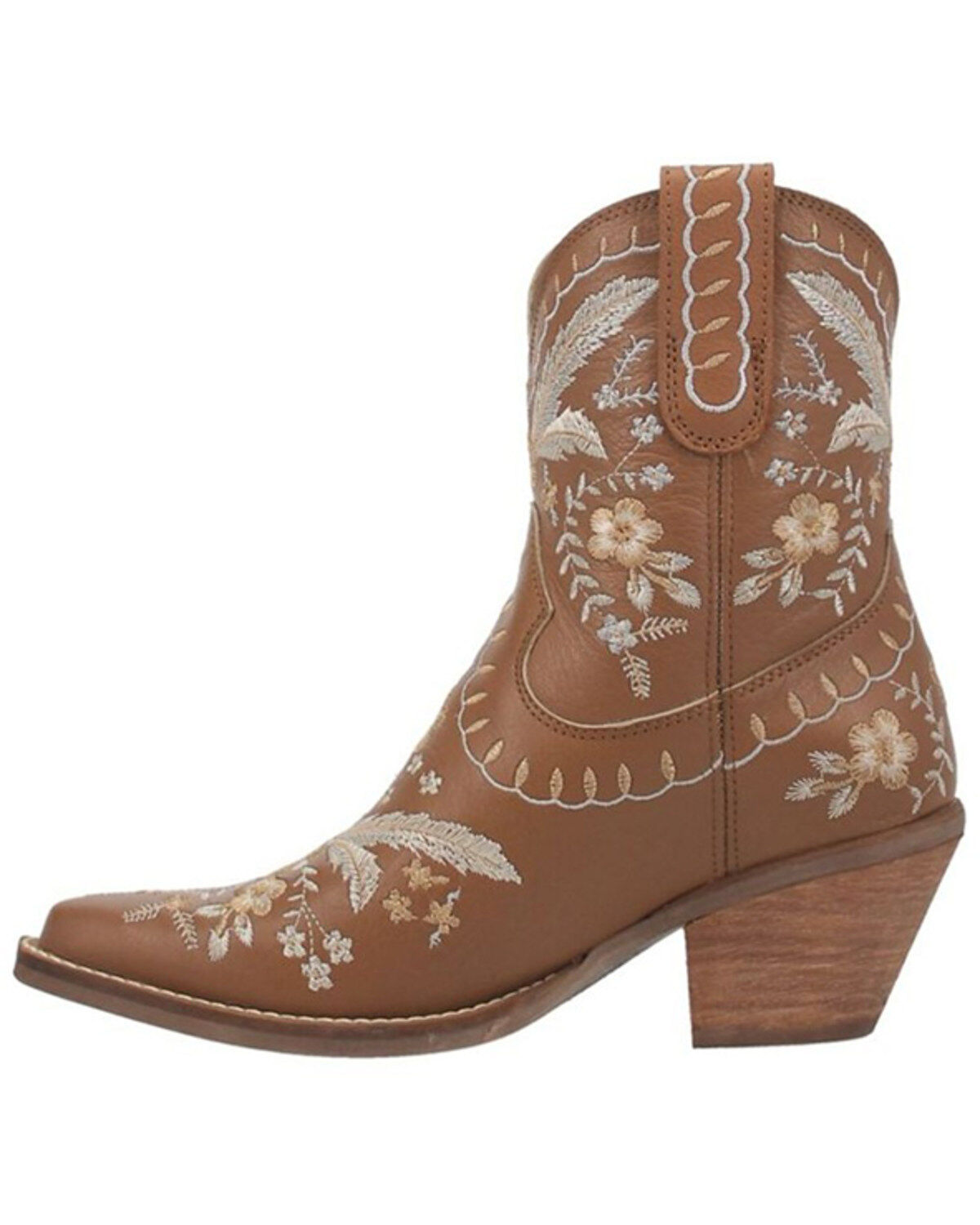 Dingo Women's Primrose Embroidered Western Booties - Snip Toe