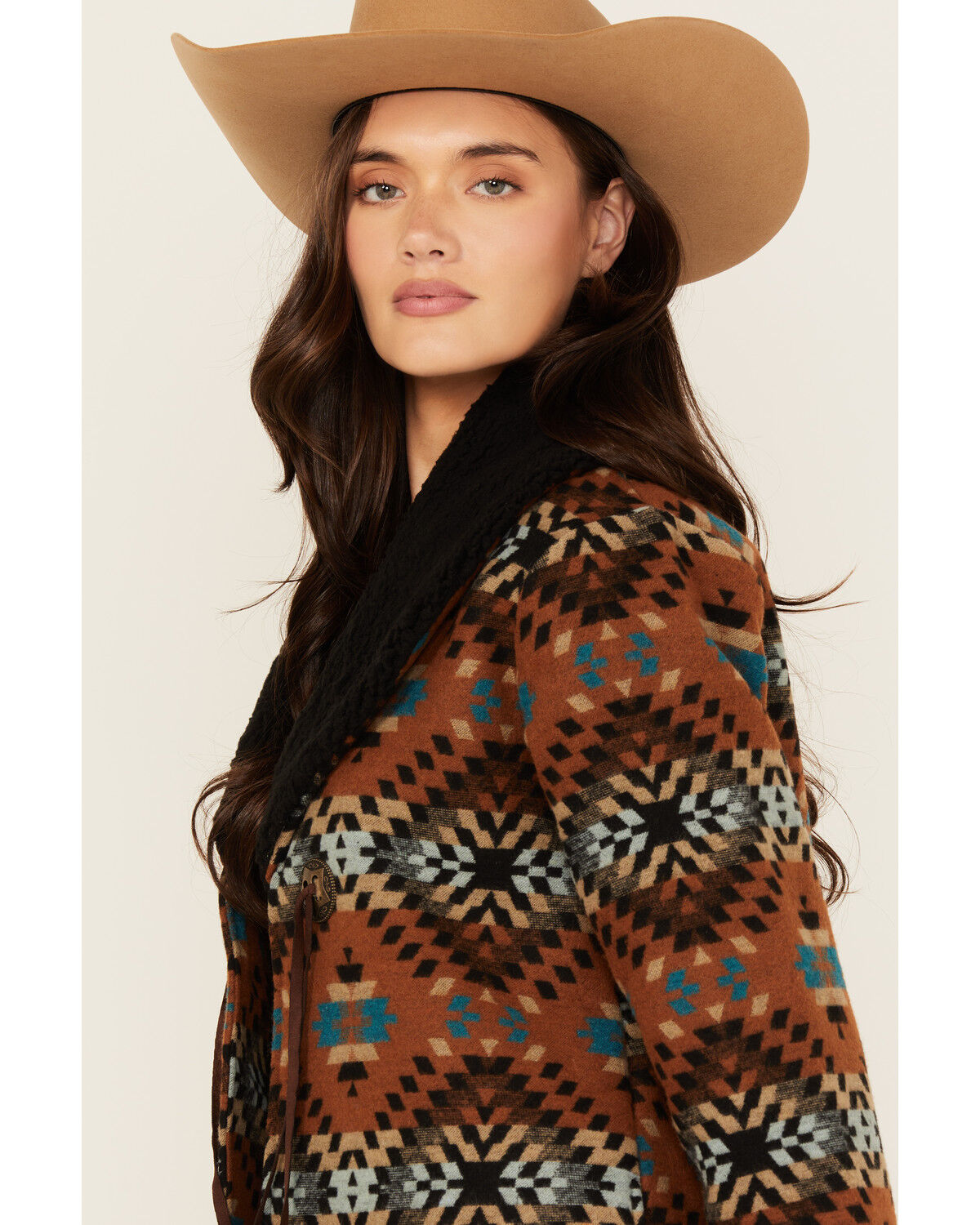 Cotton & Rye Women's Sherpa Lined Concho Jacket