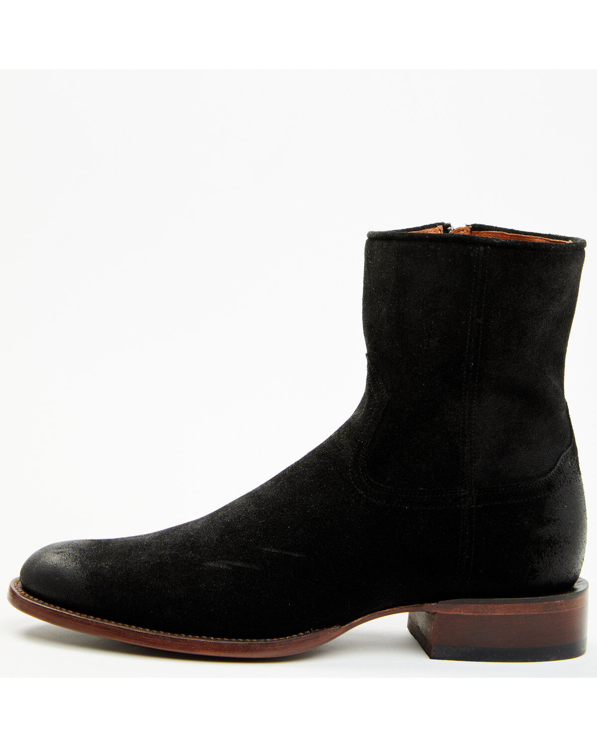 Moonshine Spirit Men's Pancho Roughout Ankle Boots - Round Toe