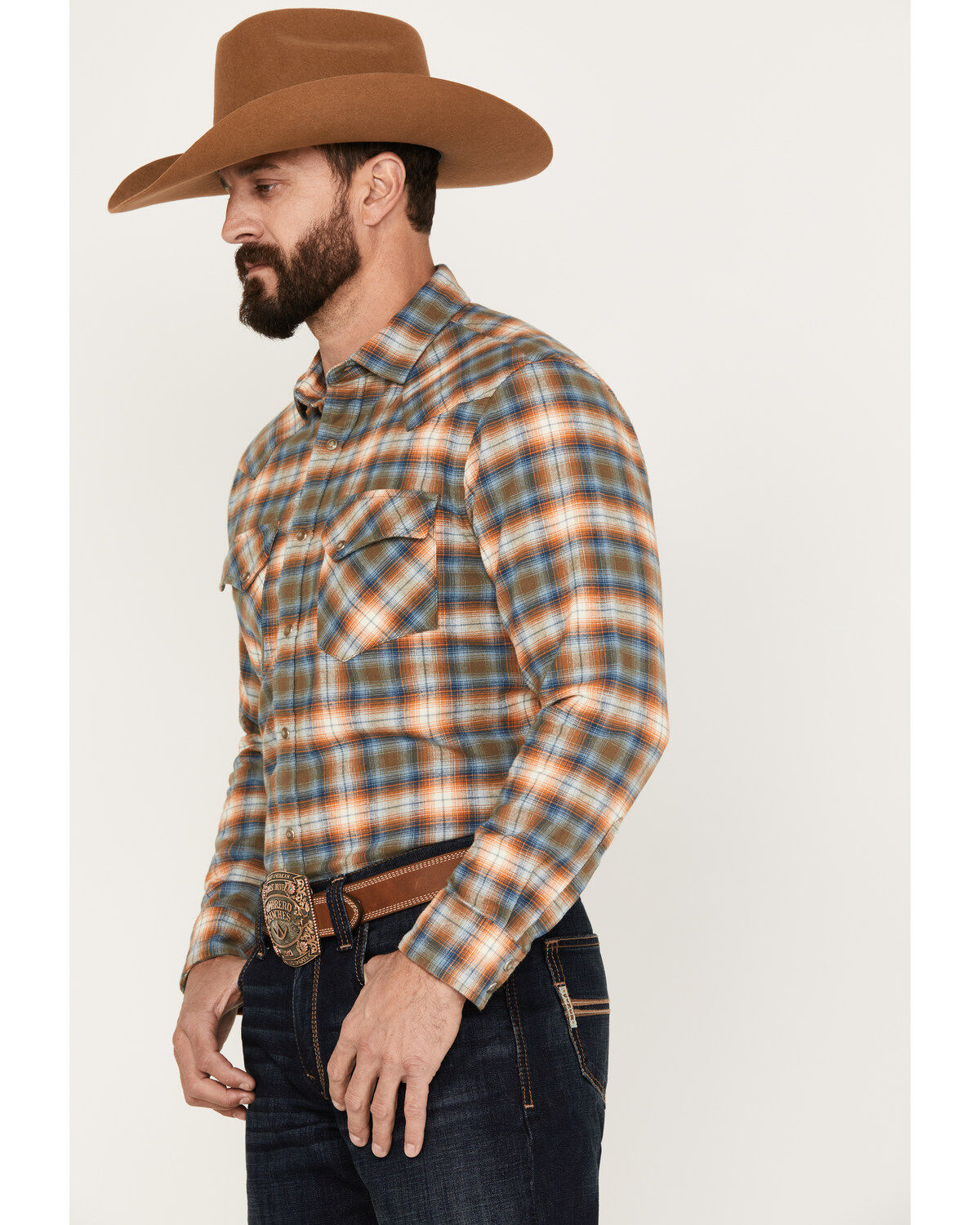 Pendleton Men's Wyatt Long Sleeve Snap Western Shirt