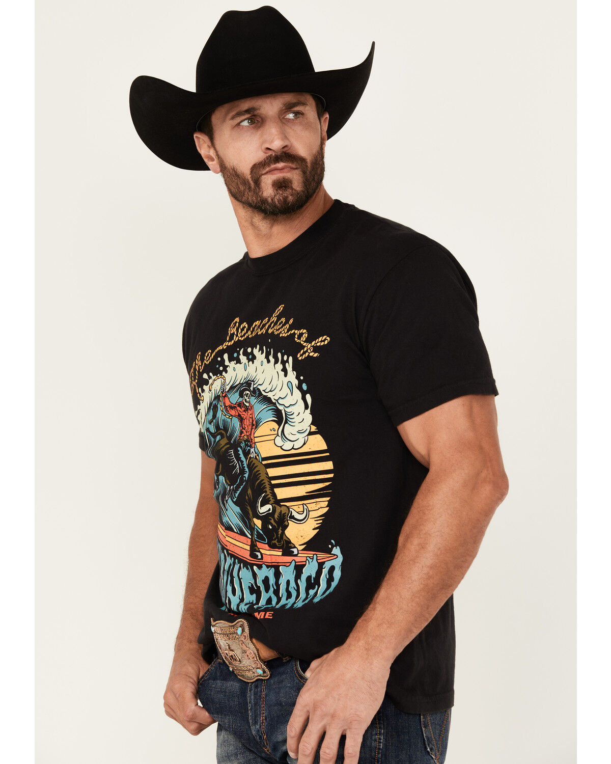 Rodeo Time Men's Rank Roller Short Sleeve Graphic T-Shirt