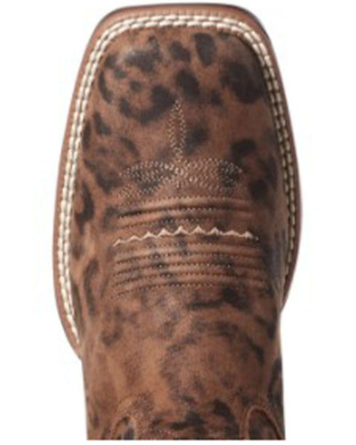 Ariat Women's Leopard Primetime Western Performance Boots - Broad Square Toe