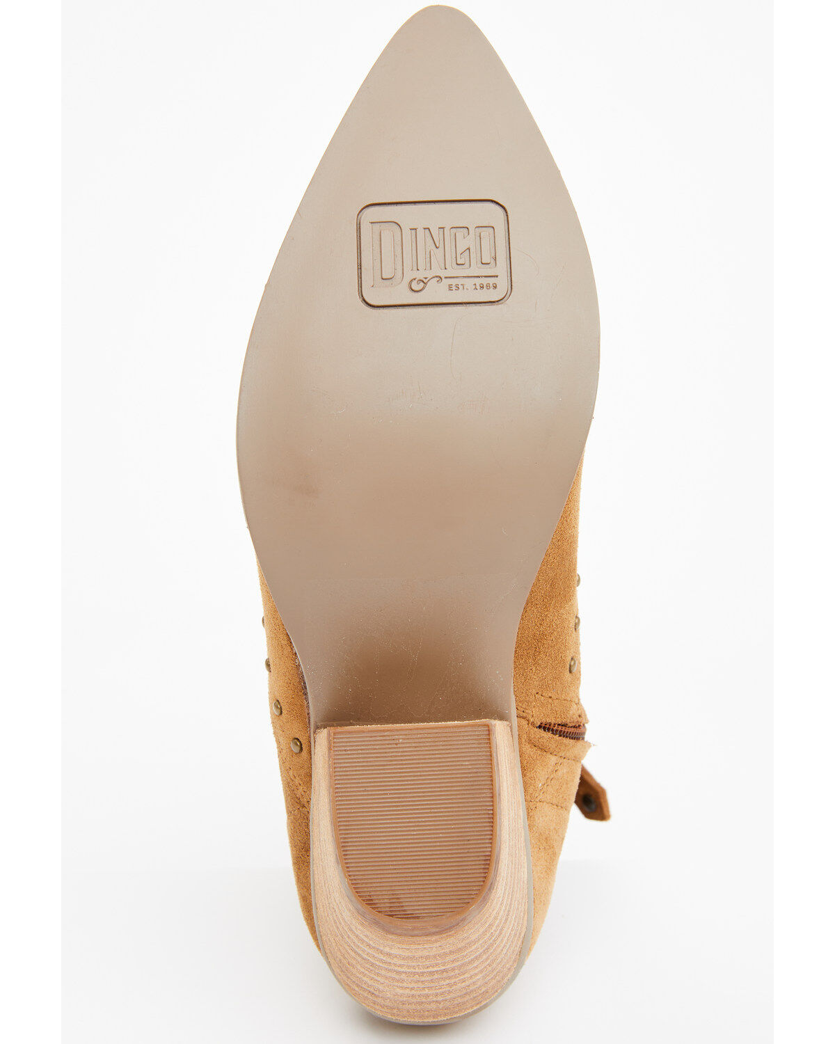 Dingo Women's Miss Priss Suede Booties - Round Toe