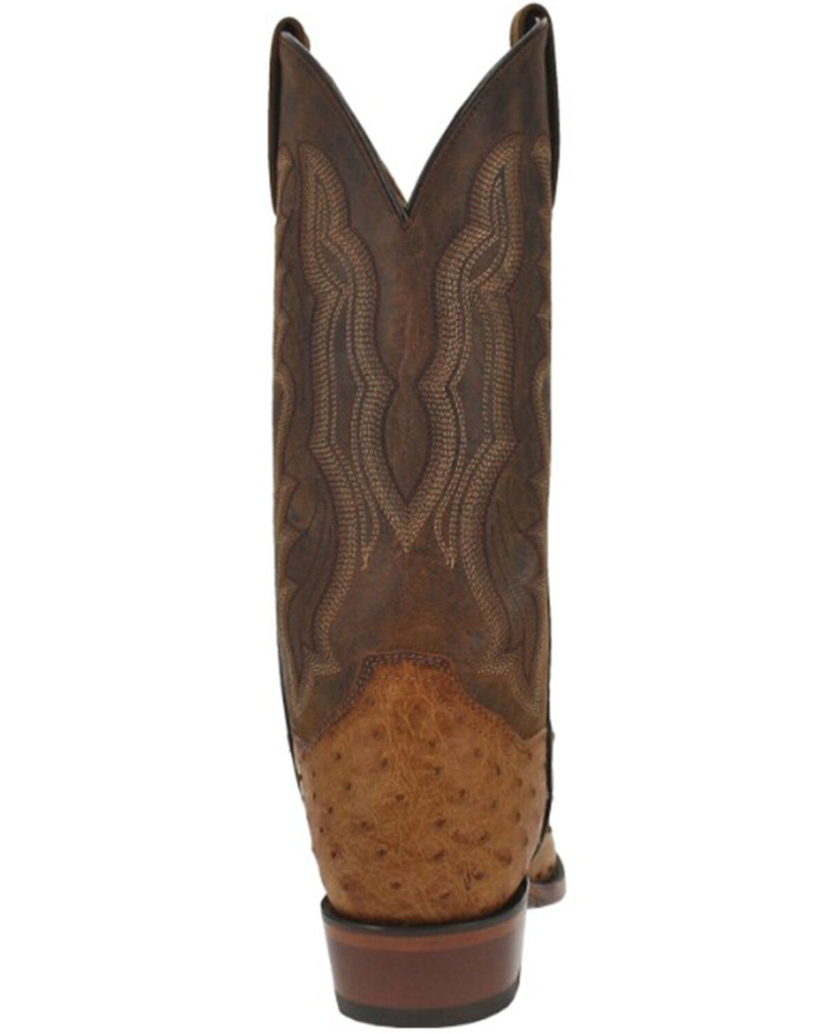 Dan Post Men's Gehrig Exotic Ostrich Western Boots - Round Toe