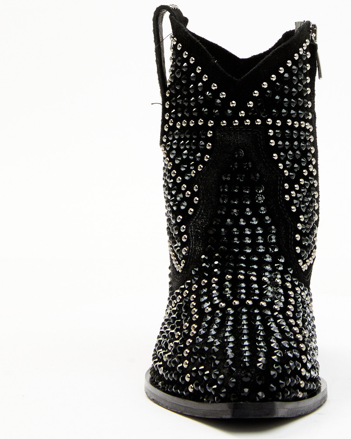 Italian Cowboy Women's Astra Studded Fashion Booties - Snip Toe