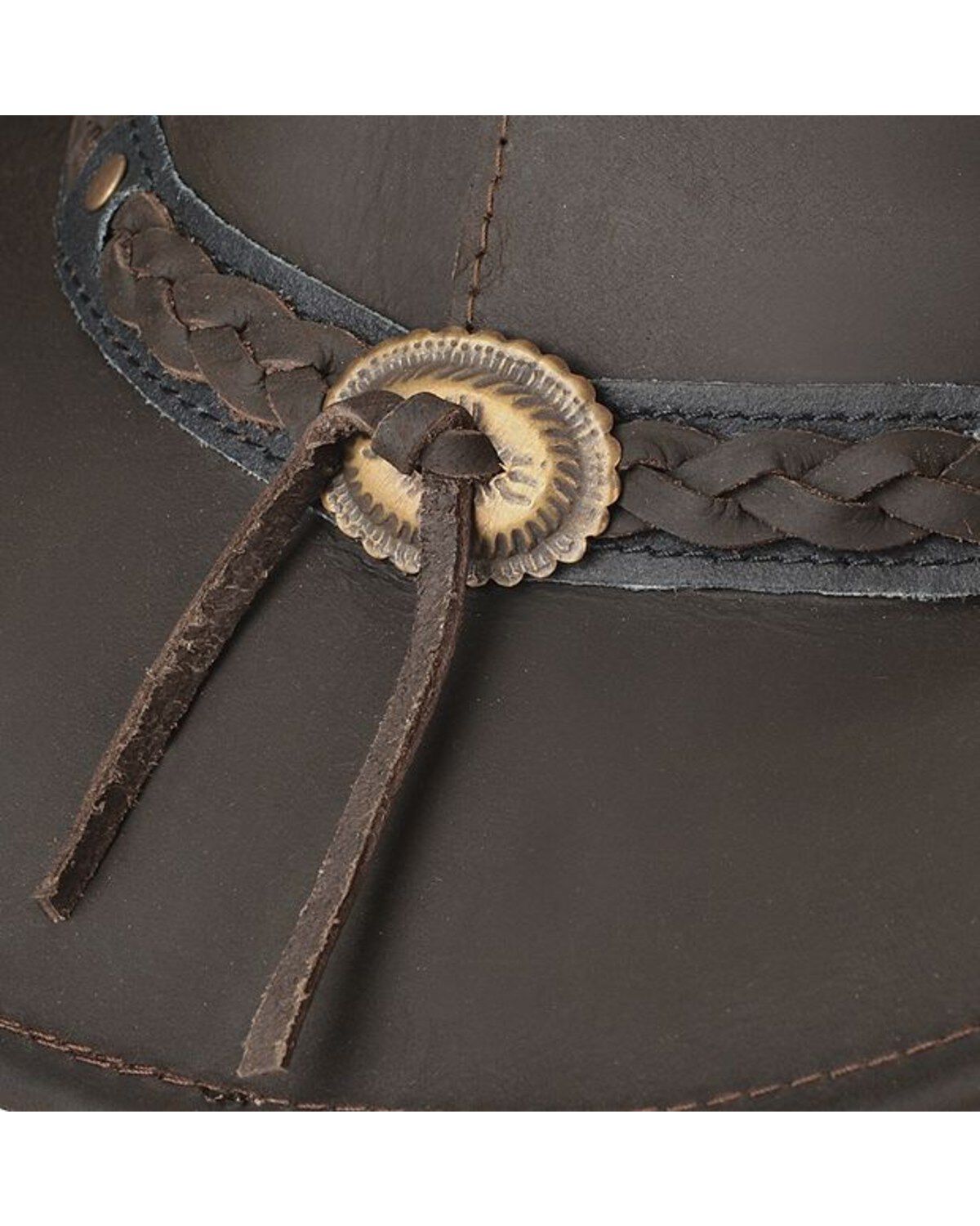 Outback Trading Men's Wagga Wagga Leather Hat