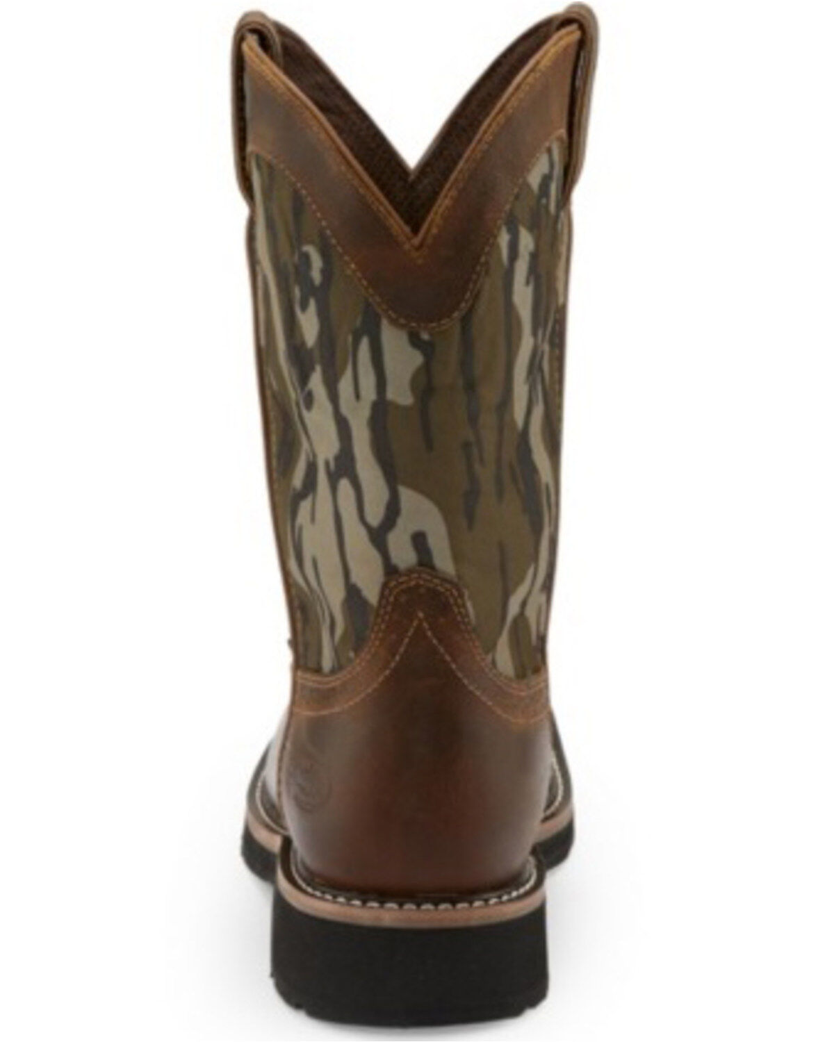 Justin Men's Trekker Bottom Lands Waterproof Western Work Boots - Soft Toe