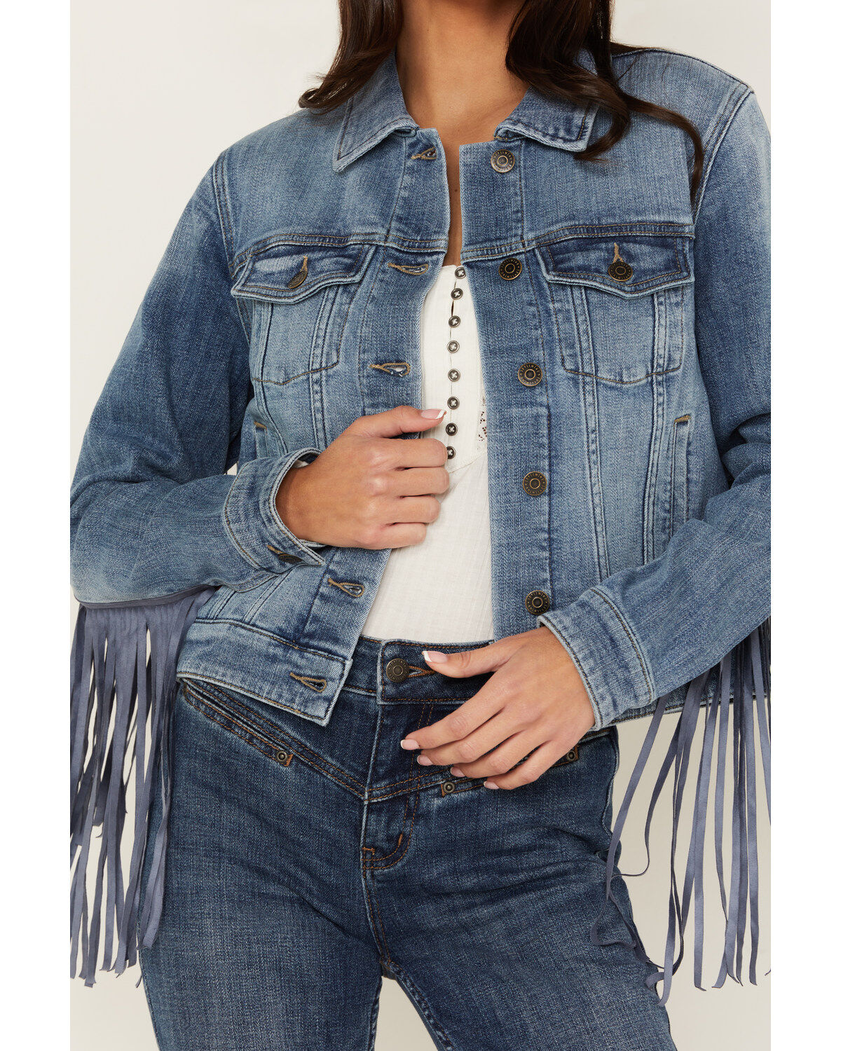 Idyllwind Women's Magnolia Embossed Trucker Jacket