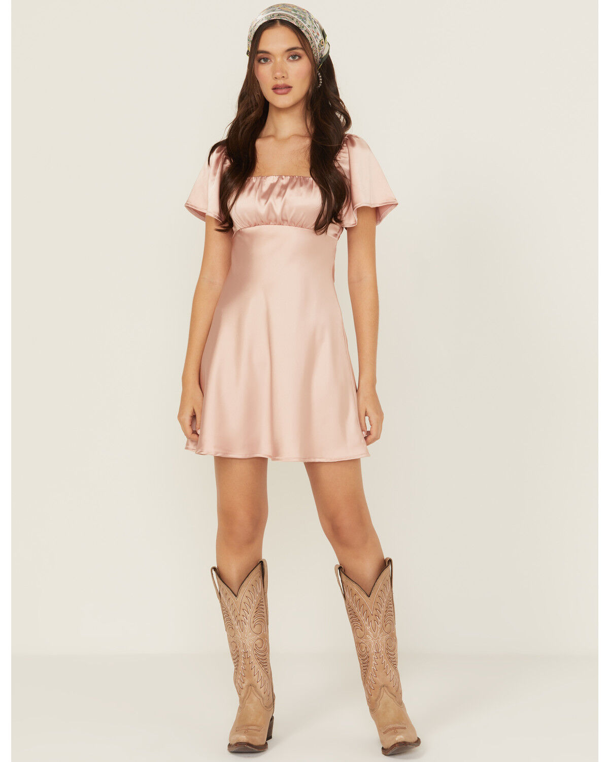 Originality Women's Emma Satin Mini Dress