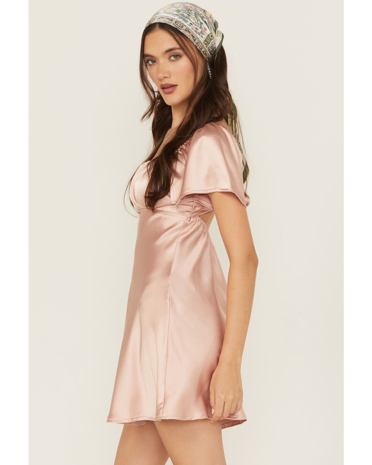 Originality Women's Emma Satin Mini Dress