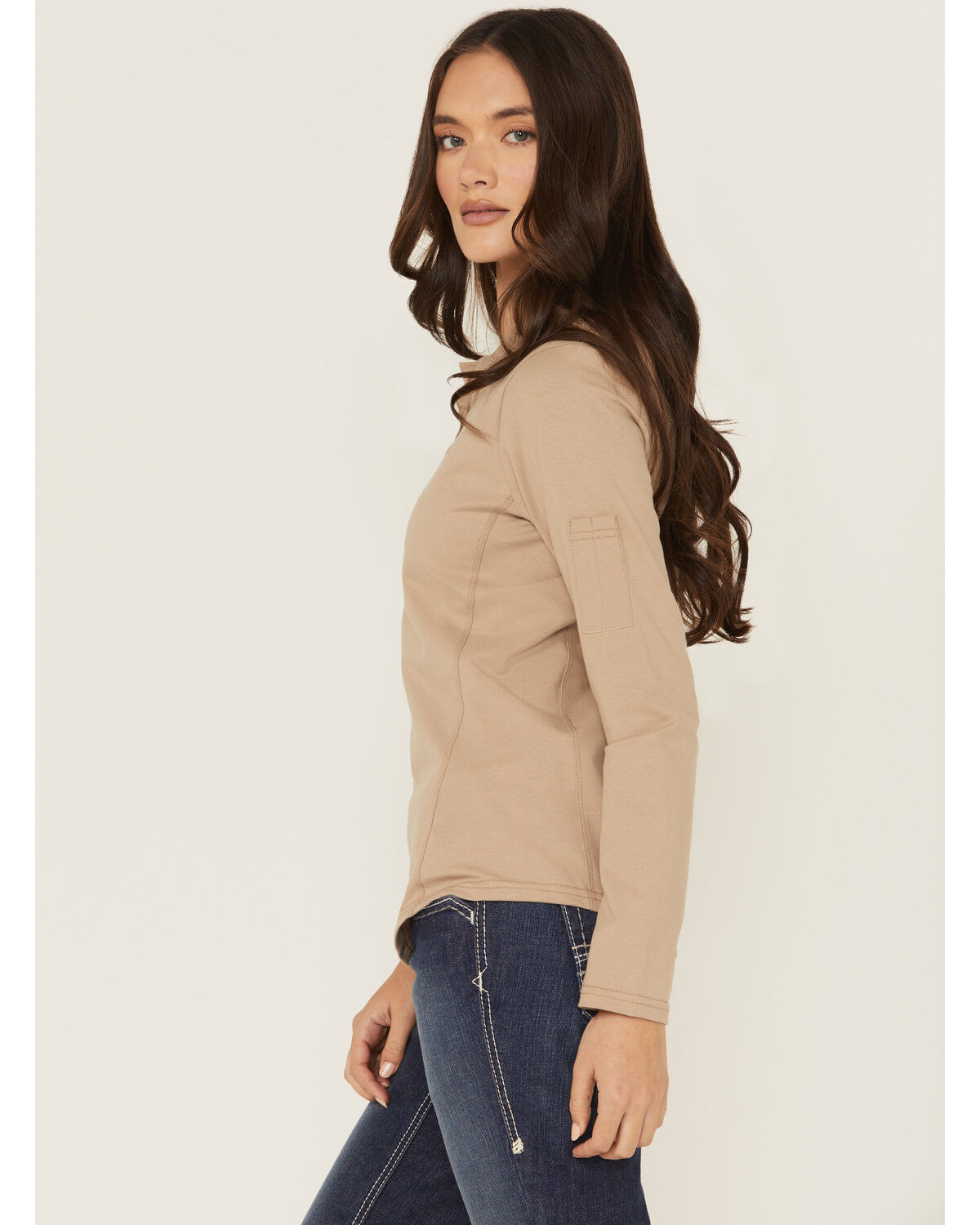 Lapco Women's FR Solid Knit Long Sleeve Polo Work Shirt