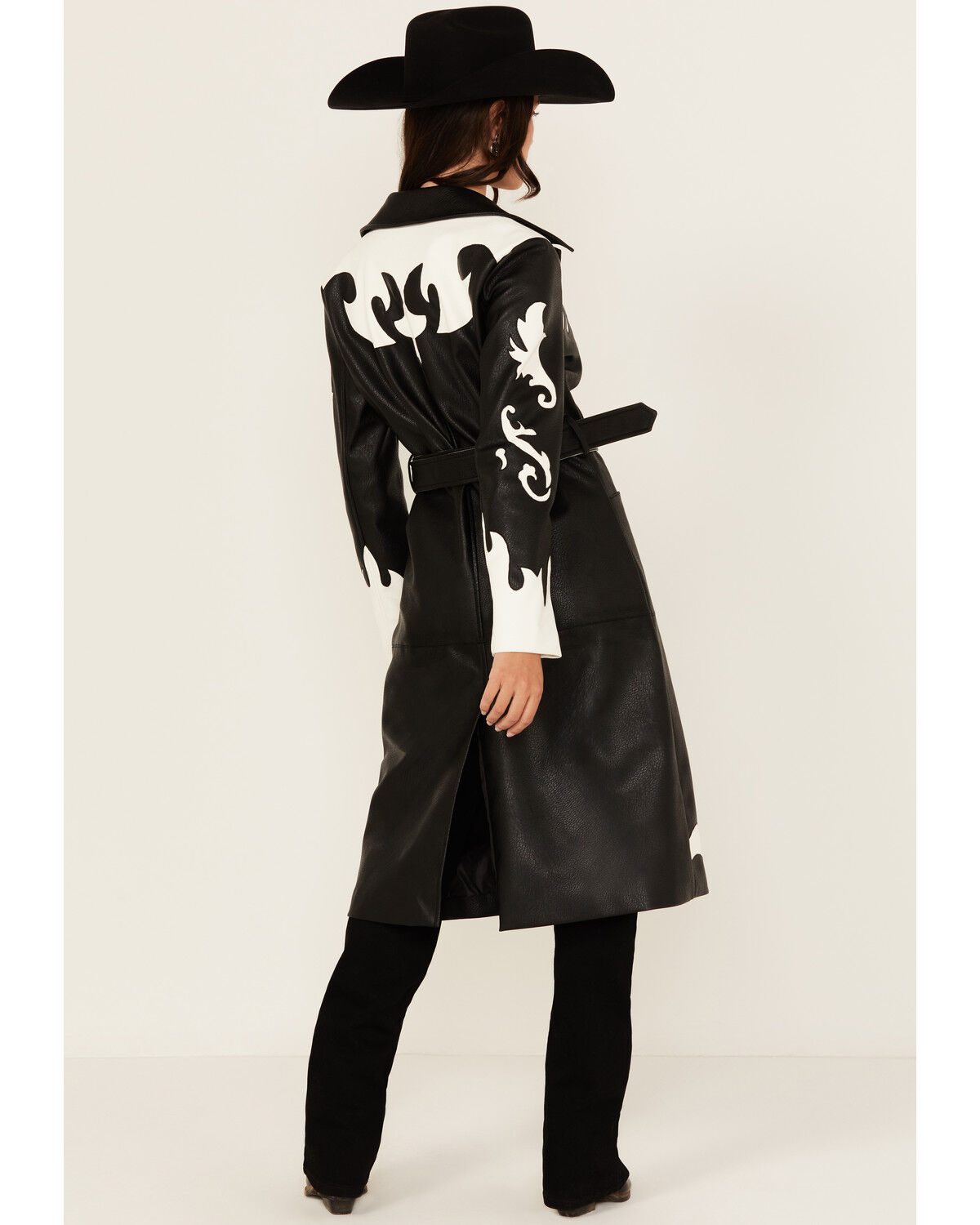 Azalea Wang Women's Robot Cowgirl Button-Down Trench Coat