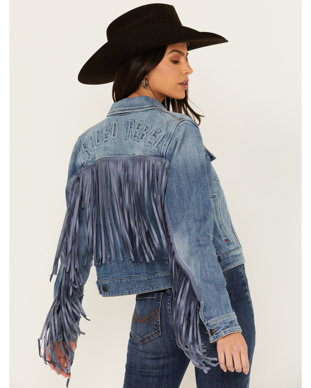 Idyllwind Women's Magnolia Embossed Trucker Jacket