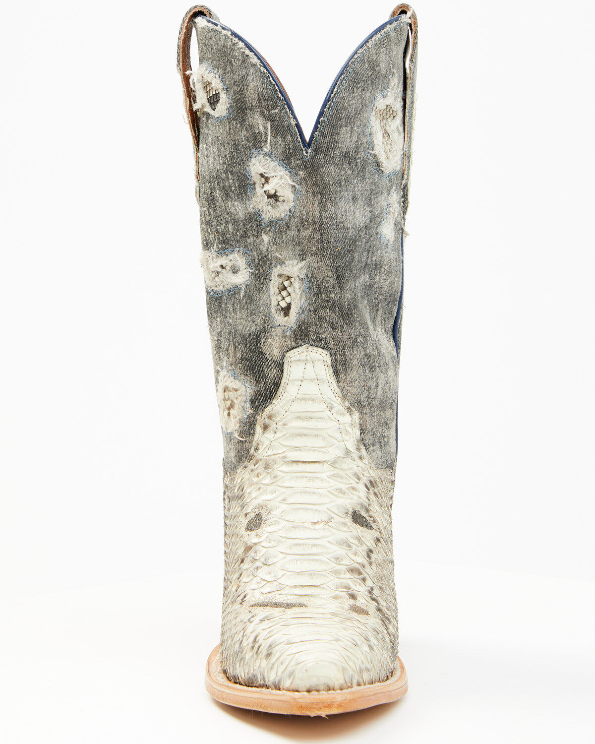 Dan Post Women's Exotic Python Western Boots - Snip Toe