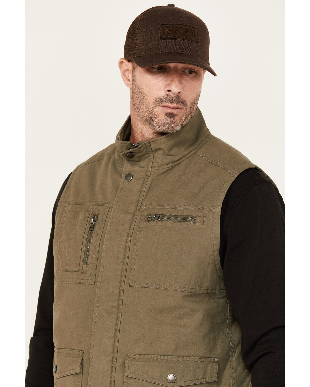 Lucky Brand Workwear Men's Slub Canvas Insulated Vest