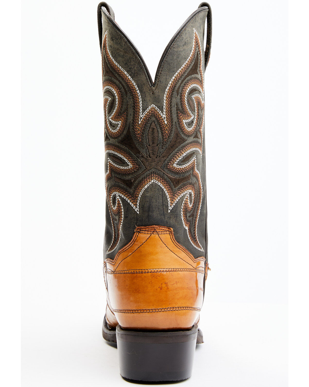 Dan Post Men's Camel Eel Exotic Western Boots - Square Toe
