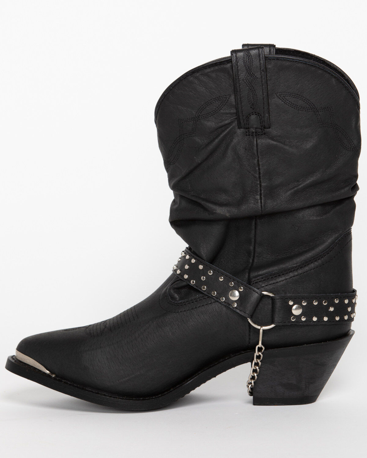 Shyanne Women's Tammye Slouch Harness Fashion Boots - Round Toe