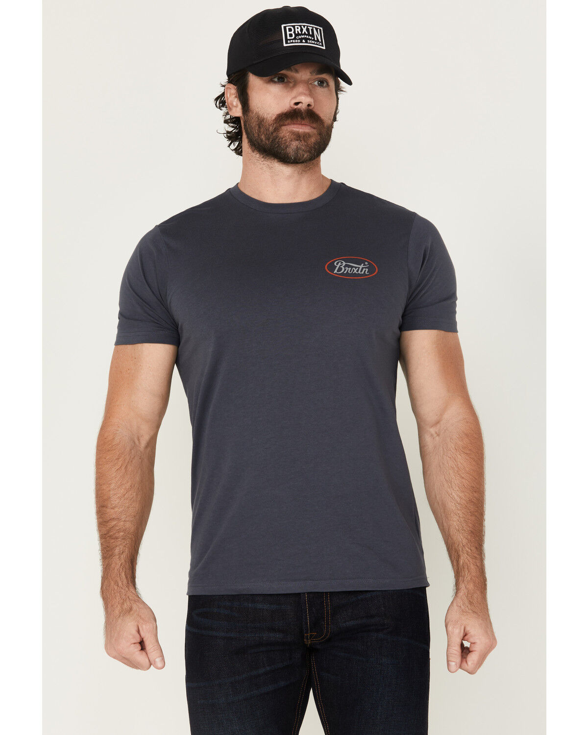 Brixton Men's Parsons Logo Short Sleeve Graphic T-Shirt