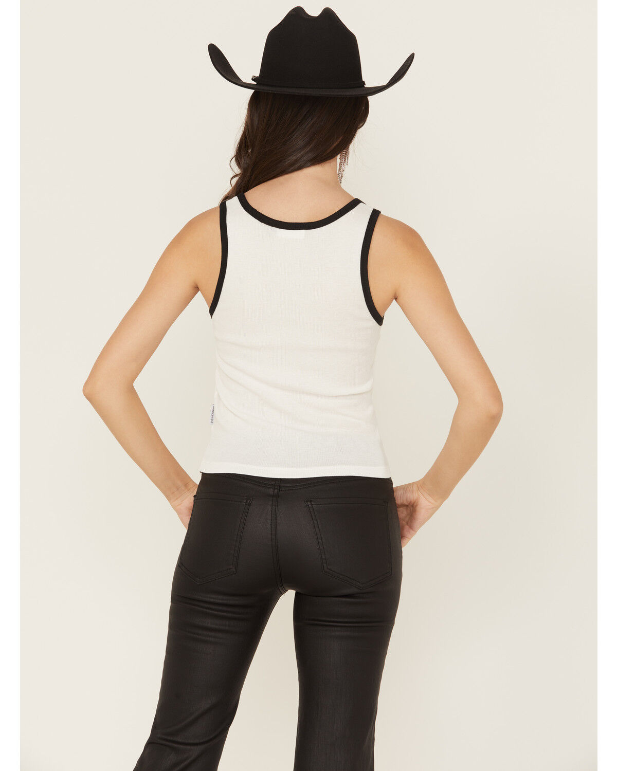 Wonderwest Women's Faceless Cowgirl Baby Rib Tank