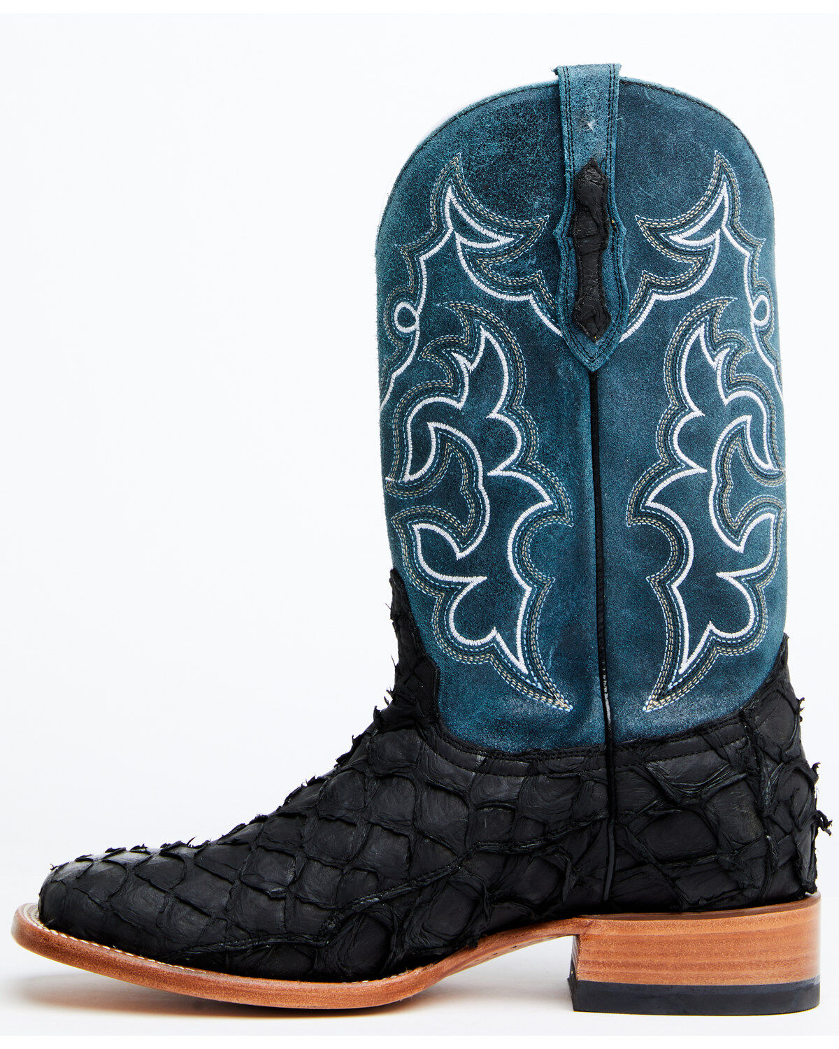 Cody James Men's Pirarucu Soul Western Exotic Boot - Broad Square Toe