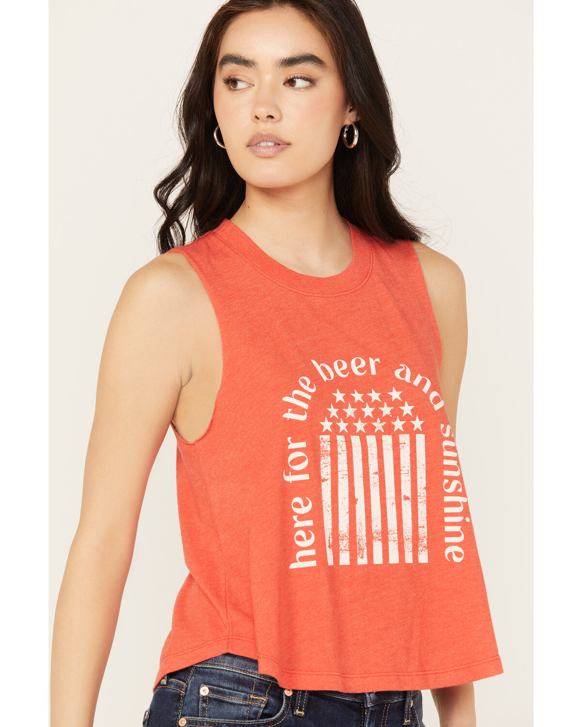 White Crow Women's Here For The Beer Graphic Tank