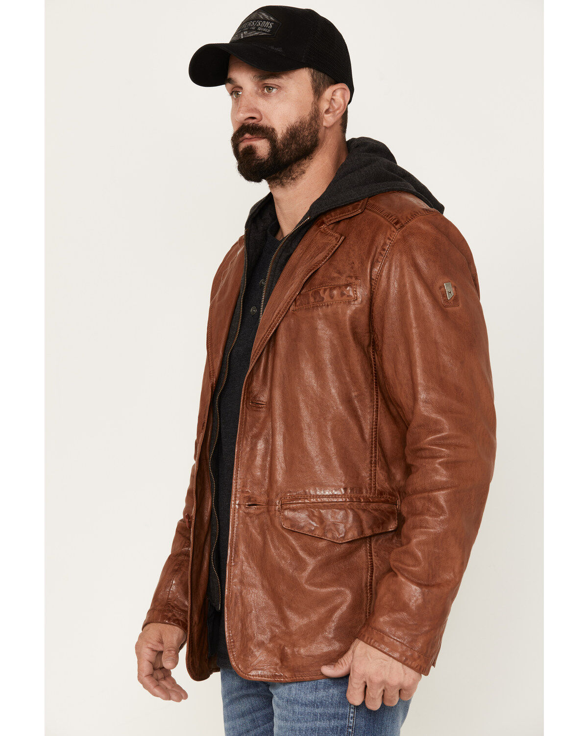 Mauritius Men's Leather Blazer