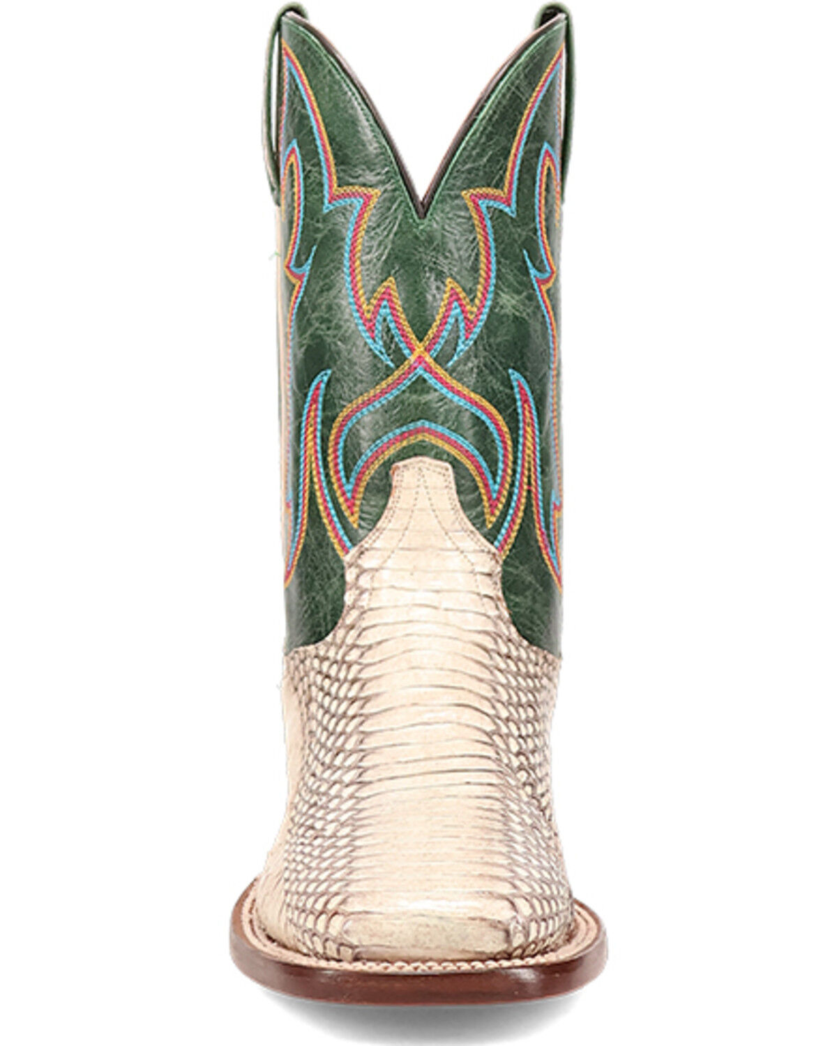 Dan Post Men's Exotic Snake Western Boots - Broad Square Toe